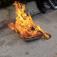Illustration for article titled Vietnamese Fan Burns Tickets After Man City Players Ignore Fans